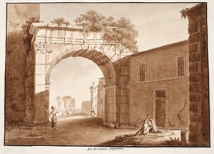 De boog van Gallienus, 1833